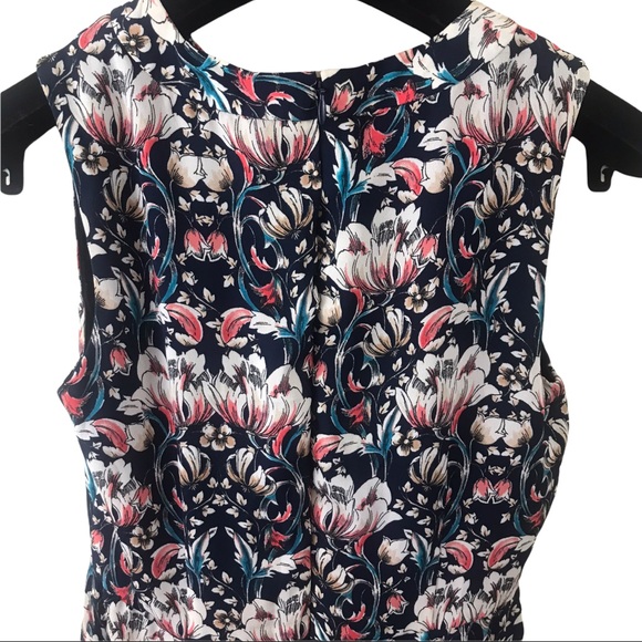 Banana Republic 0 Petite Fit & Flare Dress Knee Length - Picture 3 of 7